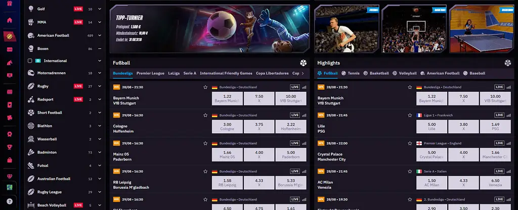 Winrolla Sportwetten